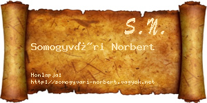 Somogyvári Norbert névjegykártya